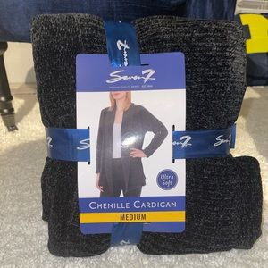 NWT Chenille Cardigan Sweater